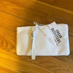 NWT Urban Outfitters White Wristlet